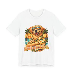 Relax Bro Golden Retriever Hawaii T-Shirt Unisex for women and men