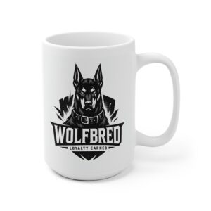 Doberman 'Loyalty Earned' Ceramic Mug — Wolfbred Dog Lover Gift