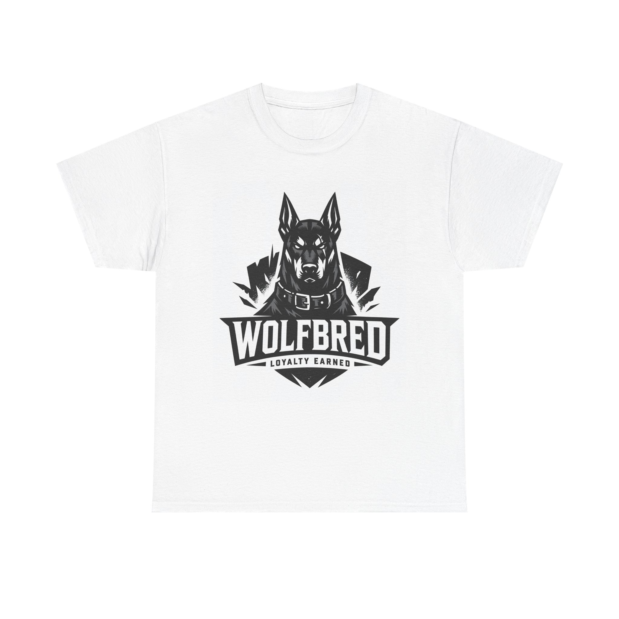 Wolfbred Graphic Tee — "Wolfbred: Loyalty Earned" Men's Dog-Lover T-Shirt